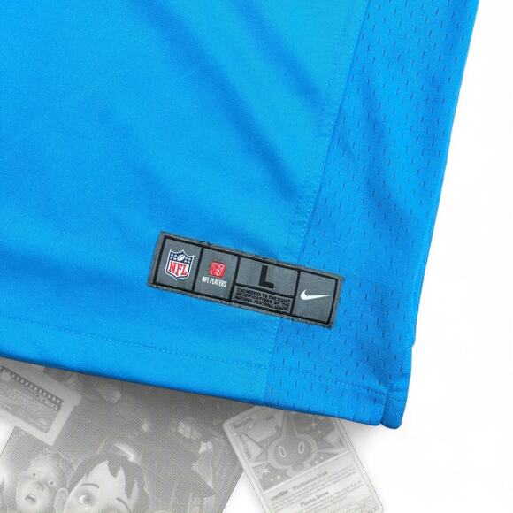 Blue / Black Nike On Field NFL Carolina Panthers 22 McCaffrey Football Jersey - Picture 6 of 6